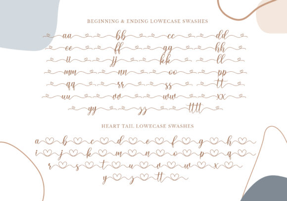 Lover Bunny Font PNG with transparent background - Preview 6
