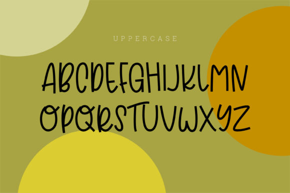 March Peach Font PNG with transparent background - Preview 1