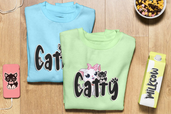 Meoowly Font PNG with transparent background - Preview 1