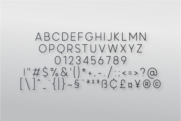 Naville Font PNG with transparent background - Preview 1