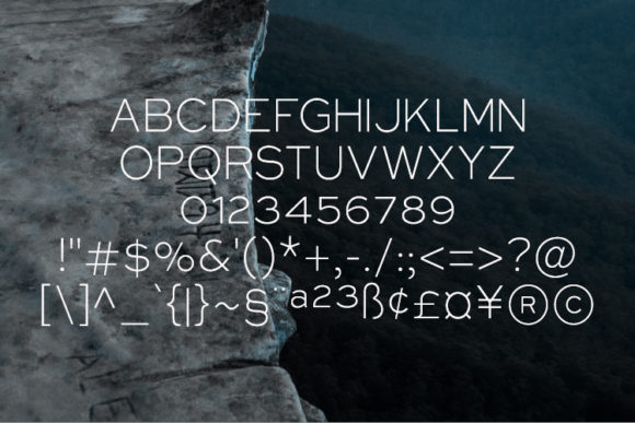 Progenzo Font PNG with transparent background - Preview 1