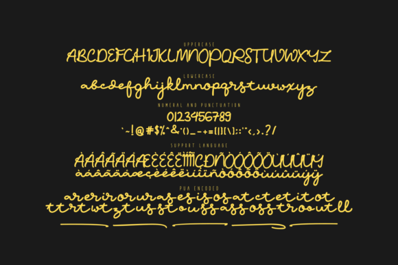 Relliva Font PNG with transparent background - Preview 3