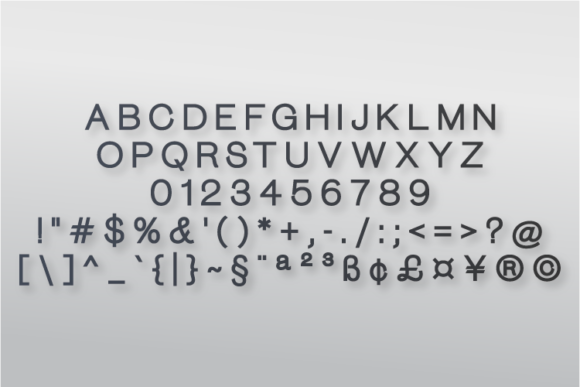 Rhefa Font PNG with transparent background - Preview 1