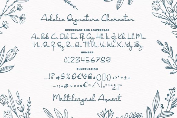 Adelia Signature Font - Preview 5