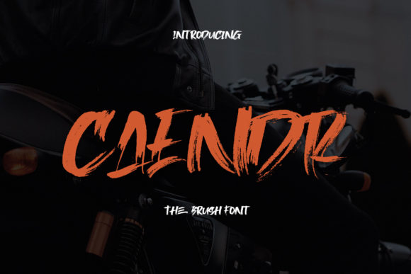 Caendr Display Font By rometheme