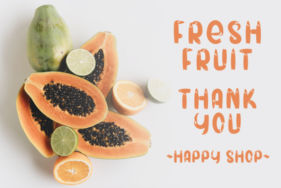 Fresh Drink Font - Preview 4