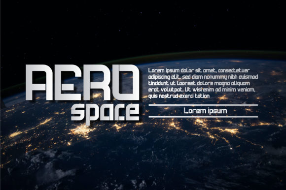 Future Techno Font PNG with transparent background - Preview 5