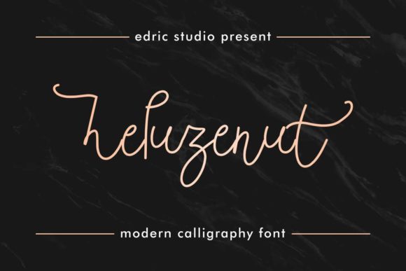 Heluzenut Font - Preview 1