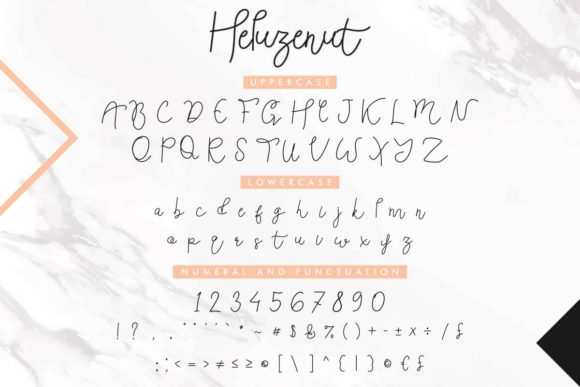 Heluzenut Font - Preview 4