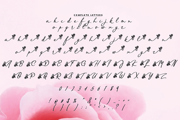 Jakallia Font PNG with transparent background - Preview 3