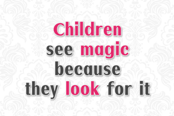 Kids Simple Font PNG with transparent background - Preview 3