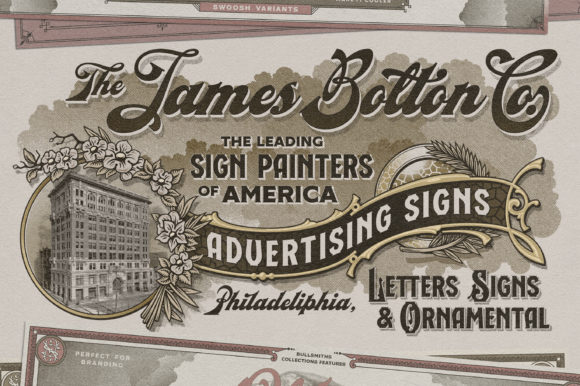 NS Bullsmith Font PNG with transparent background - Preview 1