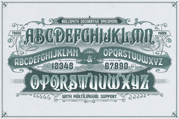 NS Bullsmith Font PNG with transparent background - Preview 3