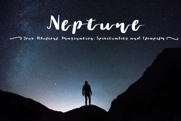 Neptune Font PNG with transparent background - Preview 1