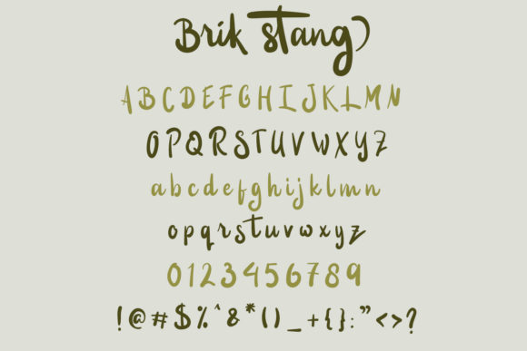 Brik Stang Font - Preview 5