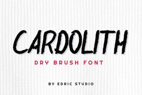 Cardolith Font - Preview 1