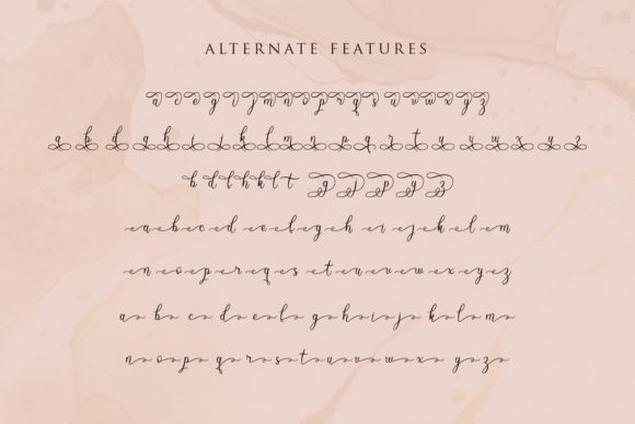 Mellandia Font PNG with transparent background - Preview 2