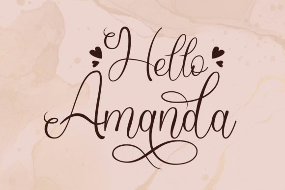 Mellandia Font PNG with transparent background - Preview 4
