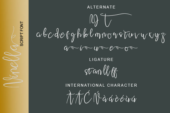 Ninella Font PNG with transparent background - Preview 6