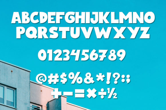 Blue Night Font - Preview 1