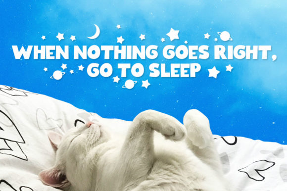 Blue Night Font - Preview 6