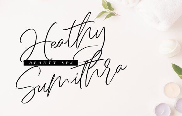 Daisy Rain Font PNG with transparent background - Preview 3