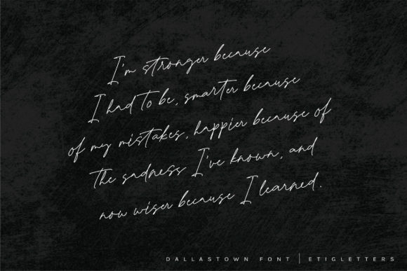 Dallastown Font - Preview 1