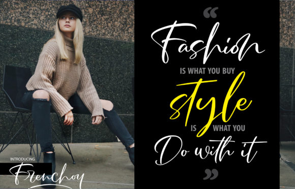 Frenchoy Font PNG with transparent background - Preview 1