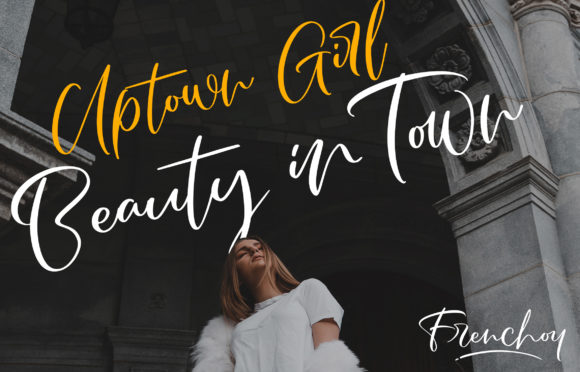 Frenchoy Font PNG with transparent background - Preview 3