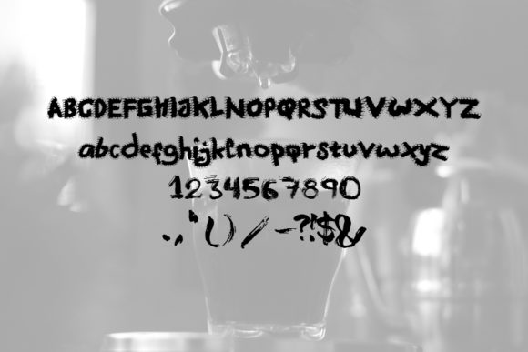 Guondrong Font PNG with transparent background - Preview 5