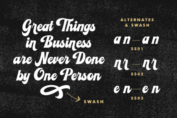 Relieve Font font preview - 4