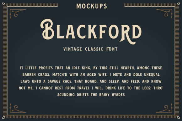Blackford Font - Preview 4