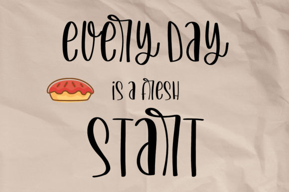 Brownie Cookie Font - Preview 1