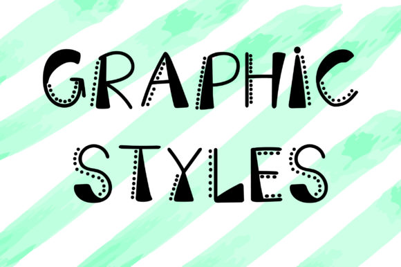 Lovely Polka Dot Font PNG with transparent background - Preview 3