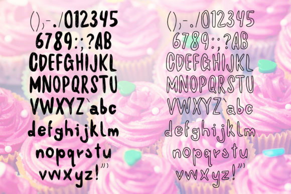 Maziaj and Maziak Font PNG with transparent background - Preview 2