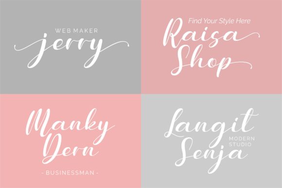 Meuthia Font PNG with transparent background - Preview 4