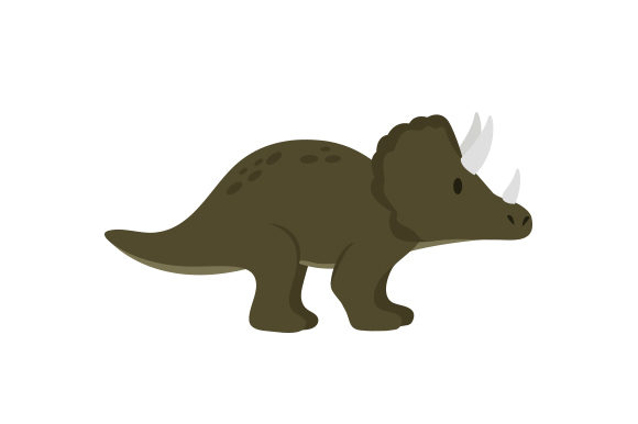 Triceratops Dinosaurs Craft Cut File By Creative Fabrica Crafts