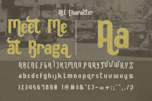 Bragaway Font - Preview 1
