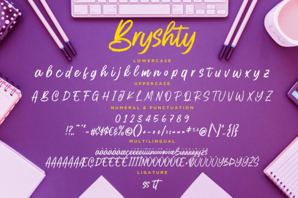 Bryshty Font - Preview 6