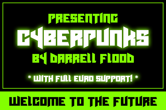 Cyberpunks Font - Preview 1
