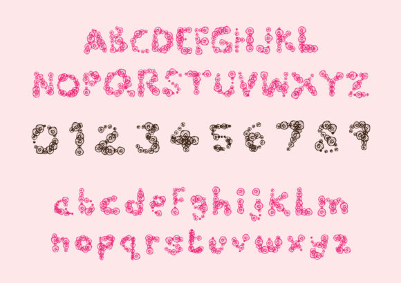 Doughnuts Font - Preview 1
