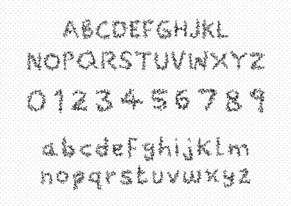 Drunk Font PNG with transparent background - Preview 1