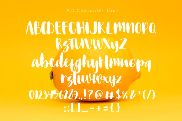 Fresh Lemonade Font - Preview 1
