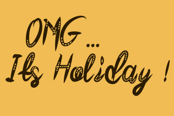 Friday Honey Font PNG with transparent background - Preview 3