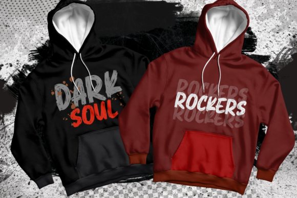 Grunge! Font PNG with transparent background - Preview 2