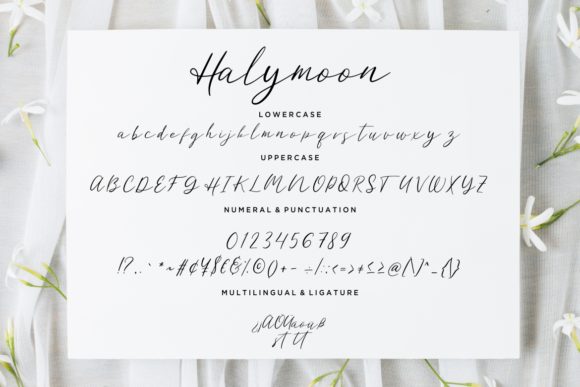 Halymoon Font - Preview 6