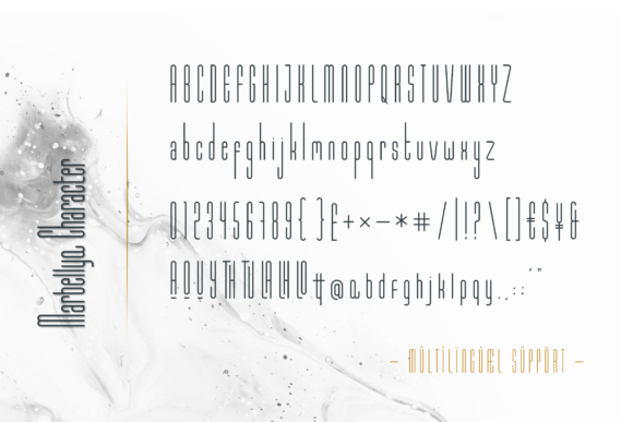 Marbellya Font PNG with transparent background - Preview 5