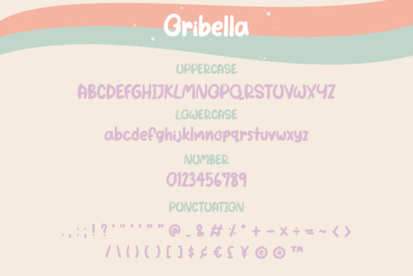Oribella Font PNG with transparent background - Preview 2