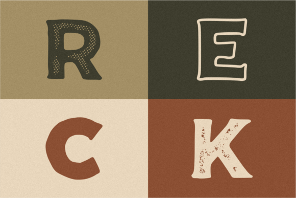 Reckfield Font PNG with transparent background - Preview 3