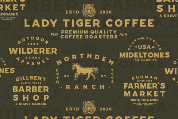 Reckfield Font PNG with transparent background - Preview 5